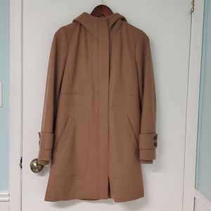 Kenneth Cole Beige Wool blend size 4 coat